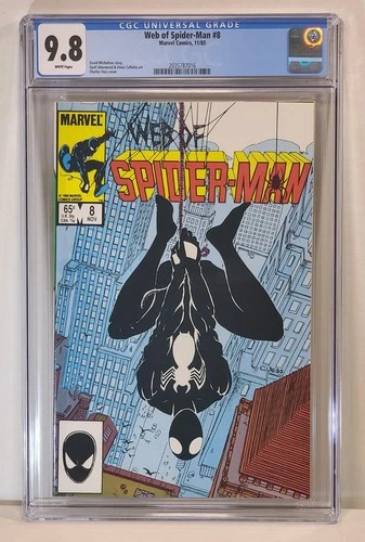 Web of Spider-Man #8 CGC 9.8 graded comic