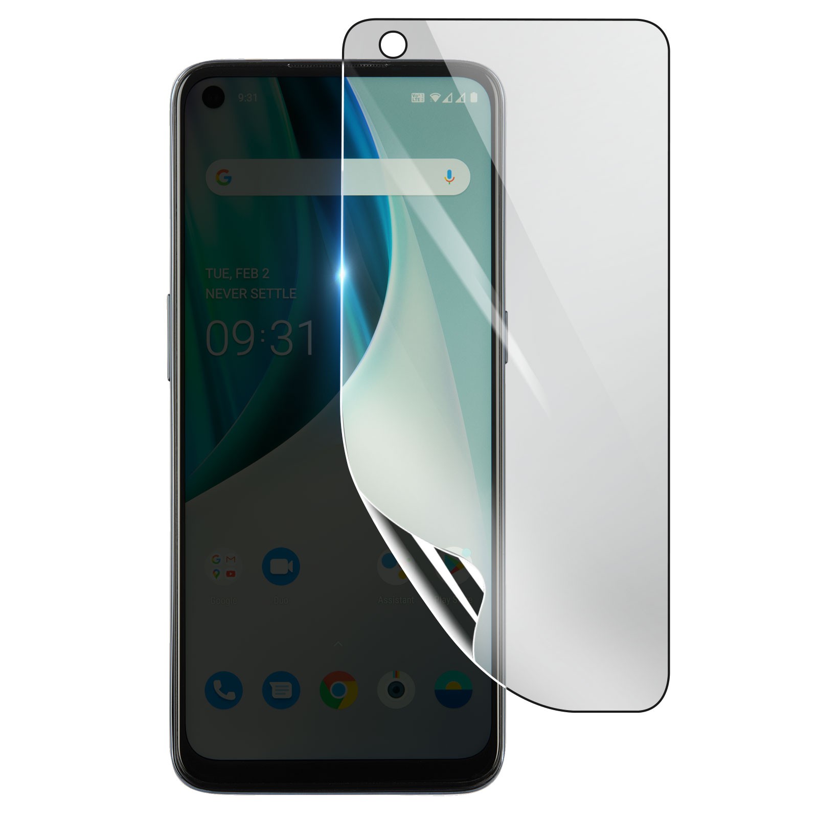 Protection ecran hydrogel OnePlus Nord N100 film antichoc flexible transparent