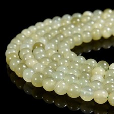 Natural Green Calcite Gemstone Grd AA Round 6MM Loose Beads D654 