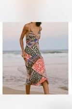 ZARA MULTI COLORED BOHO MAXI DRESS