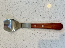 Vernon Stainless Steel  w/Wood Riveted Handle Ice Cream Scoop Spade Shovel