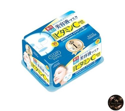 Clear Turn KOSE Essence Mask Vitamin C 30 Blatt Gesichtsmaske Gesichtspackung