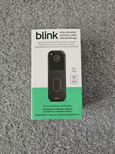 Blink Video Doorbell - 1080p HD Video, Two-Way Audio, Alexa Enabled - Brand New