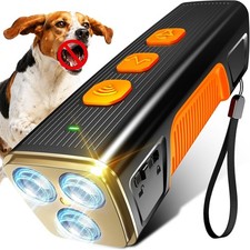 Dog Bark Deterrent Ultrasonic Training Device for Anti Barking 3 Modes 50 Ft