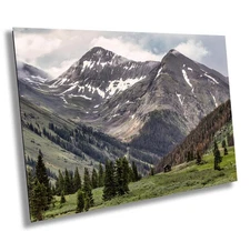 Colorado Rocky Mountains Canvas Wall Art - Silverton CO & Ouray Photo Print