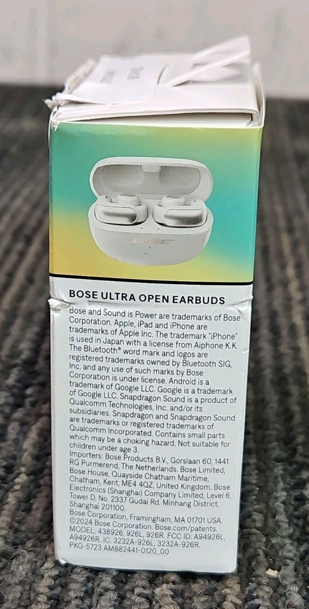 ✴︎新品未使用 BOSE Ultra Open Earbuds ホワイト 保証書 Bose 438926 Ultra Open Earbuds - White Smoke | eBay