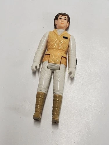 Vintage Star Wars Hoth Leia Figure Brown Hair Variant 1980 Kenner
