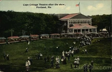 Portland,ME Cape Cottage Theater after show Tichnor 1913 Cumberland County