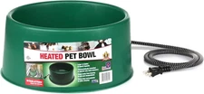 Farm Innovators 1.5-Gal Heated Pet Water Bowl for Dogs & Cats, Anti-Chew Cord, 6