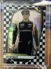 Panini Prizm Checkered Flag Prizm Justin Haley Spire #7 NASCAR 58/75