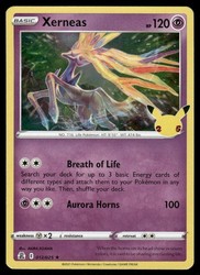 Xerneas 012/025 Celebrations Holo Rare