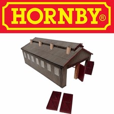 Genuine Hornby OO Guage GWR Dunster Engine Shed Lineside Signals Buildings