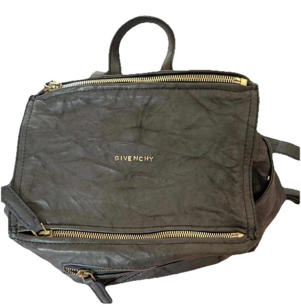 Givenchy — Givenchy Pandora Leather Backpack Blue