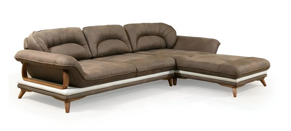 Ecksofa Wohnlandschaft Polster Eck Sofa Stoff Couch Garnitur Luxus Sofas L Form-image