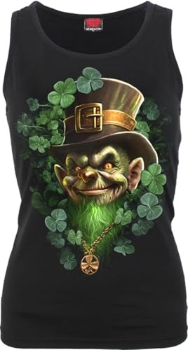 Spiral Direct Black Shenanigans - Razor Back Top - M - Screen - Screen - Image 2