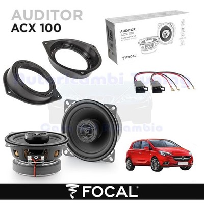 Focal Auditor ACX100 Hintere Lautsprecher 100Mm 60W Für Opel Corsa E