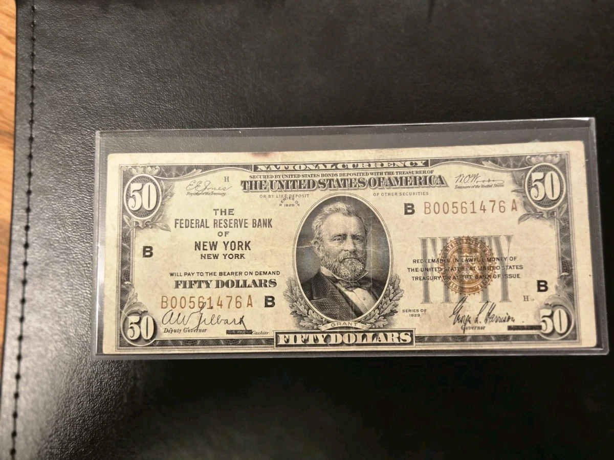 $50 US Federal Reserve Large Notes for sale | eBay