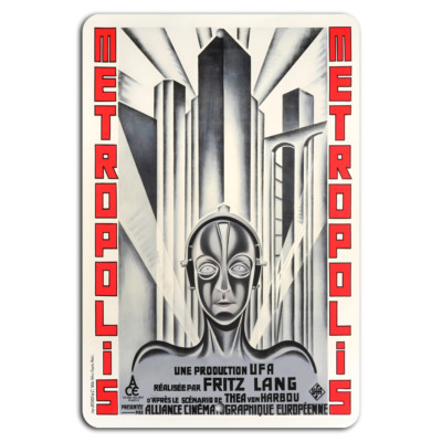 Metropolis: Futuristic Vision on Metal Sign | eBay