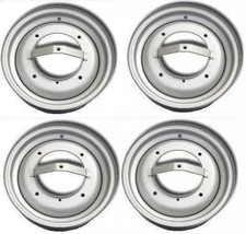 KIT 4 CERCHI IN FERRO DA 12"SPECIFICO PER FIAT VECCHIA/500 F L R 4X190 CON STAFF