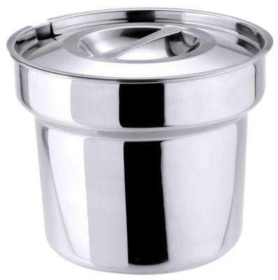 Bain-Marie Topf aus Edelstahl, passend in Chafing Dishes GN 1/1 / Inhalt: 4,2 l