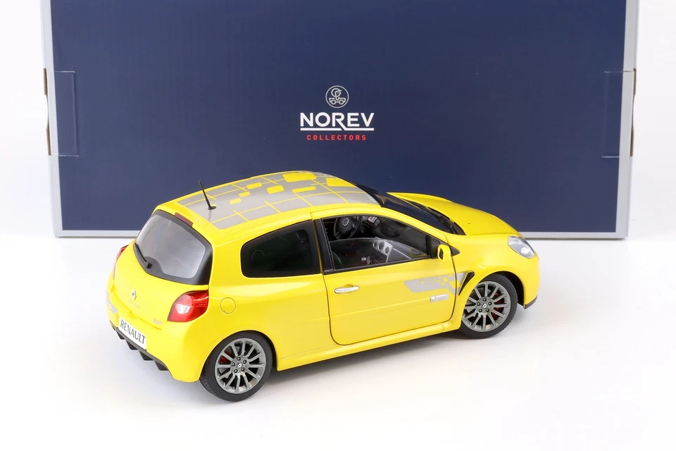 1:18 Norev Renault Clio R.S. F1 Team 2007 Giallo Sirius - Immagine 3 di 4