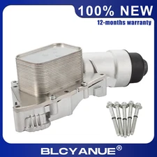 For 14-19 BMW X1 X2 i8 Mini Cooper Aluminum Engine Oil Cooler Filter Housing