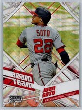2021 Stadium Club Chrome #BTC-13 Juan Soto Beam Team Wave Refractor