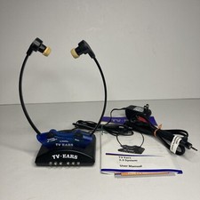 TV EARS 2.3MHz Wireless Headphones Headset Needs Battery Replacement  Ear Foam