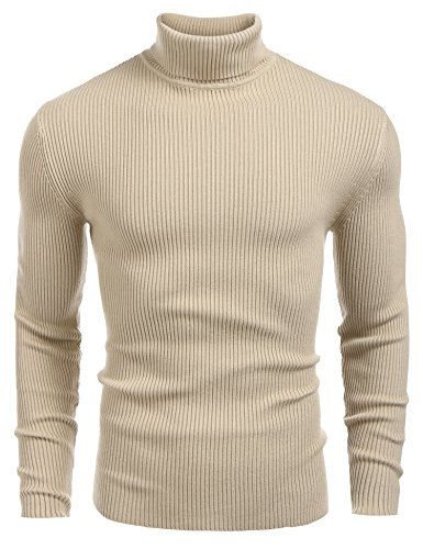 khaki turtleneck mens