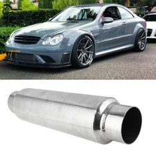 2.5"In/Outlet Exhaust Resonator Muffler Deep Tone For Mercedes C-Class W204 W205