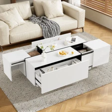 47.2''-72.7'' Extendable Coffee Table Multi-Functional Coffee Table Living Room
