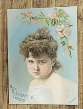 Victorian Trade Card Willimantic Thread