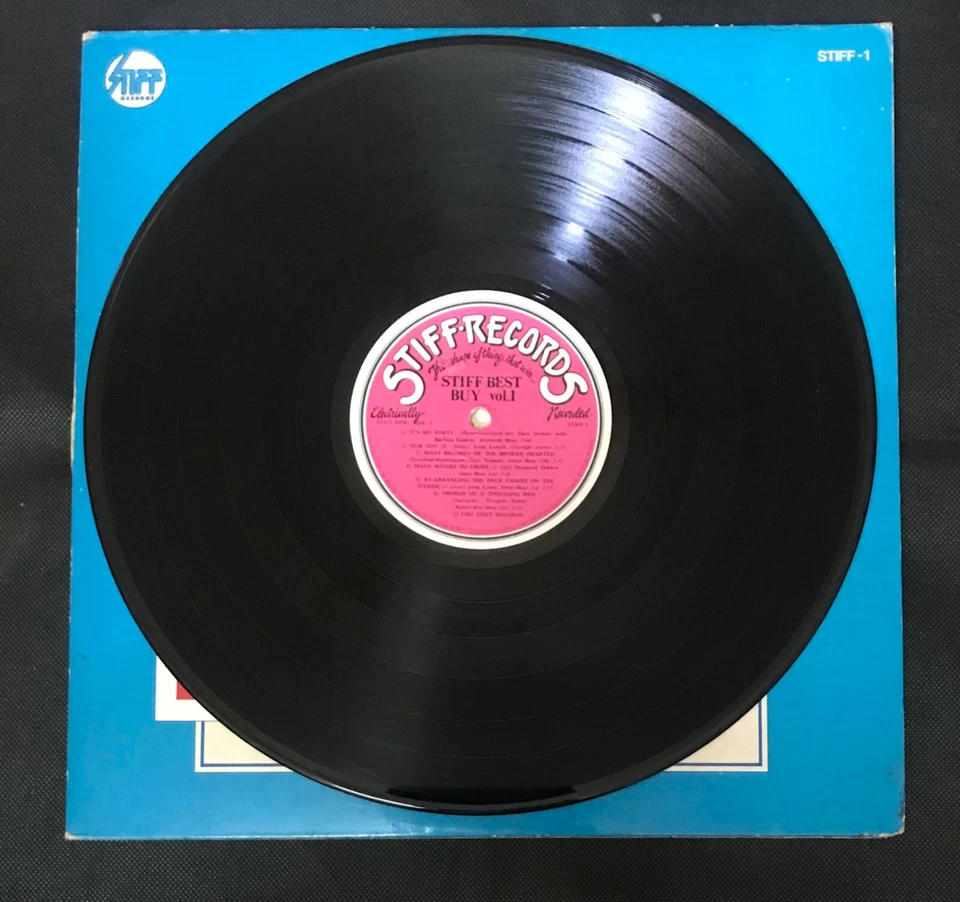 STIFF RECORDS BEST BUY VOL 1 LP RECORDS - Image 3 of 3