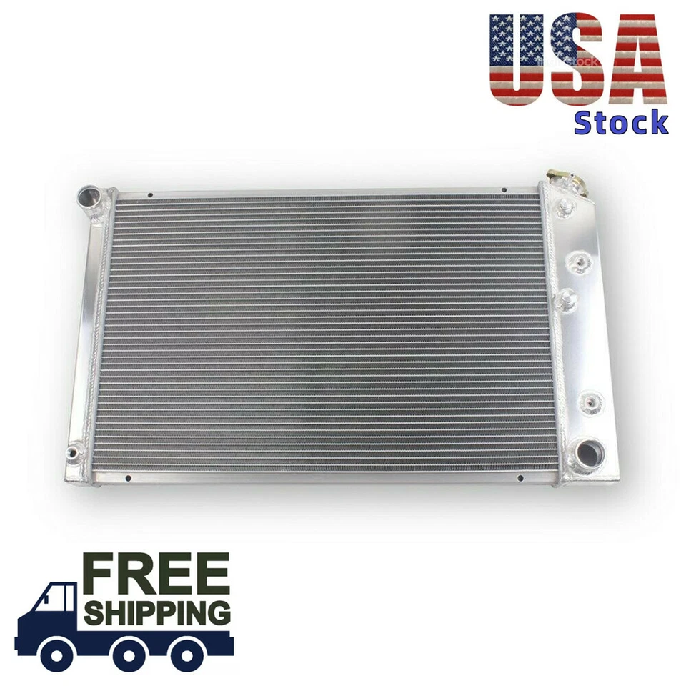 4Row Radiator For 1972-1974 1973 GMC G15/G1500 Van/Chevrolet Blazer C/K10 20 30  Foto 2 de 4