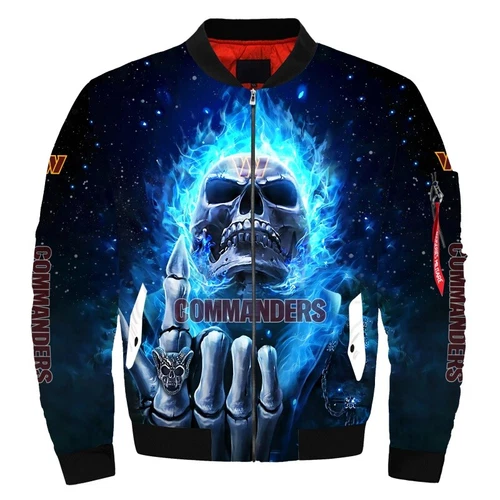 Washington Commanders Men's Flight Bomber Jacket