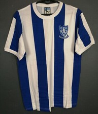 MEN'S RETRO REPLICA SHEFFIELD WEDNESDAY 1960/1970 SOCCER FOOTBALL SHIRT JERSEY S