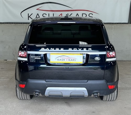 STUNNING 2016 MARIANA BLACK RANGE ROVER SPORT 3.0 SDV6 HSE 1 OWNER FLRSH EURO 6 - Picture 4 of 24