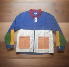 LRG Coat Multicolor Men's 2XL The Creative Clothing Company Zip Pockets Cotton