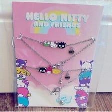 Brand New - Hello Kitty And Friends BFF Bracelet Set Sanrio Y2K Silver