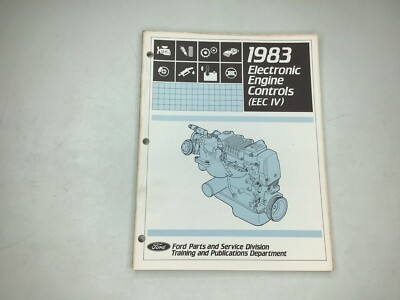 1983 FORD ELECTRONIC ENGINE CONTROLS EEC IV SERVICE MANUAL REPAIR GUIDE