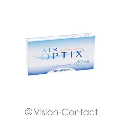 Air Optix Aqua 1 x 6 sphärische Kontaktlinsen Monatslinsen von Alcon