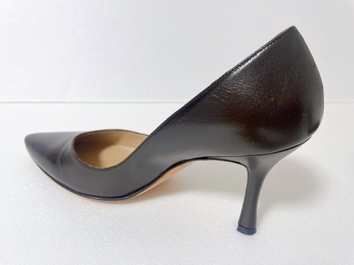 Manolo Blahnik37,5 heel Brown Simple Style - Picture 7 of 11
