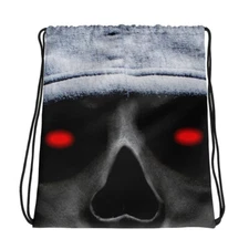 Shh Man Drawstring bag