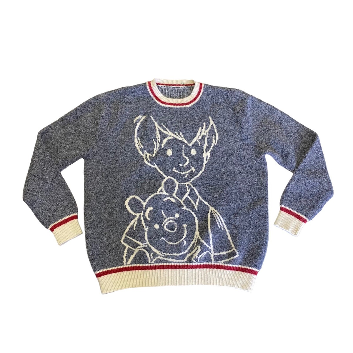 Vintage Disney Winnie the Pooh and Christopher Robin Wool Pullover