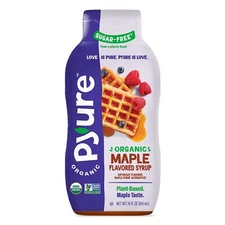 Pyure Organic Maple Flavored Syrup Zero Sugar 2 Net Carb Gluten-Free Plant-Ba...