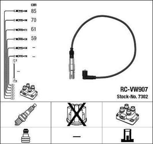 VW 1.0/1.4 Hochspannungsleitungen-image