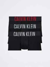 Calvin Klein NB2593938 Intense Power Micro 3-Pack Low Rise Trunk, Black S