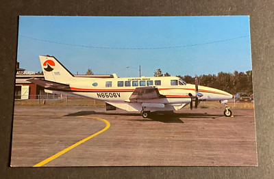 Clinton Aero Beechcraft Commuter C99 Aircraft Postcard