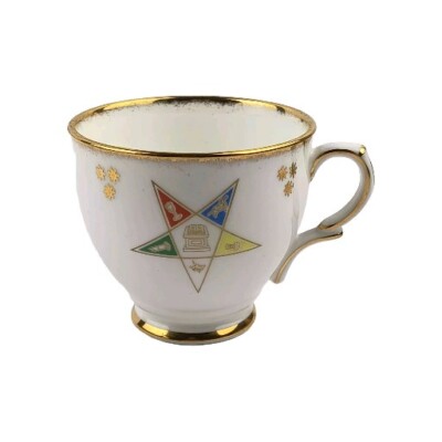 Masonic Order of the Eastern Star Tea Cup Bone China Taylor & Kent England Mason