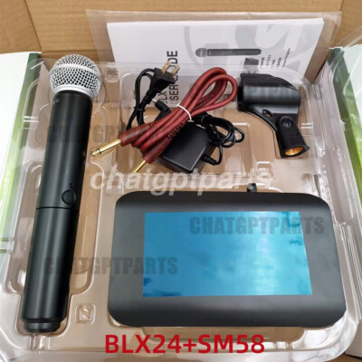For BLX24 SM58 Wireless System with SM58 Handheld Vocal Microphone